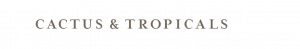 Cactus and Tropicals logo